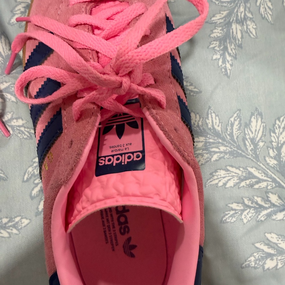 Adidas Pink and Navy Athletic Shoes - Picture 4 of 6